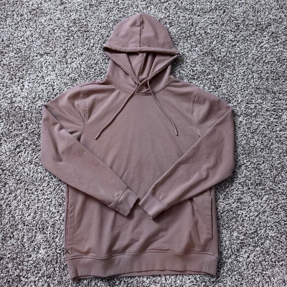 Cuts Clothing Other - Cuts Clothing Hyperloop Hoodie Pullover Men M Mauve Pink Preppy Gym Workout
